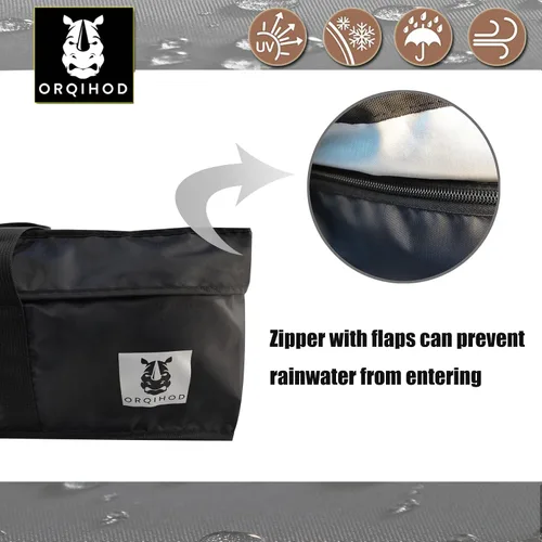 Vista 4 de Bolsa de Almacenamiento de Cojines para Exteriores Impermeable, Bolsa Extra Grande para Cojines de Exterior 420D Resistente Bolsas de Almacenamiento