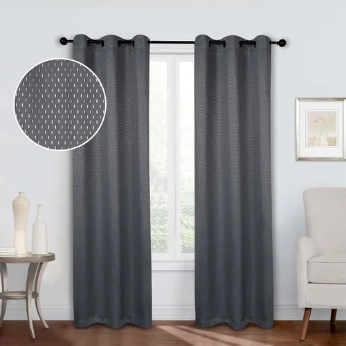 Vista 24 de Superior Cortinas opacas, oscurecimiento de la habitación para dormitorio, sala de estar, bloqueo solar, térmicas, estilo moderno, cabecera