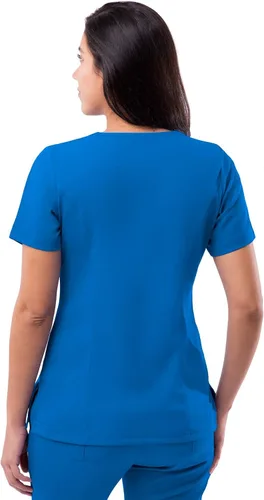 Vista 2 de Adar Pro - Ropa quirúrgica para mujer, con cuello en V elevado