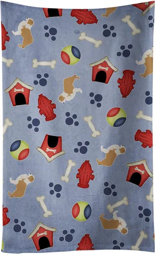 Vista 65 de Caroline's Treasures BB3948KTWL Affenpinscher Dog House Collection - Toalla de cocina para invitados, toalla de baño decorativa para cara, té, paño