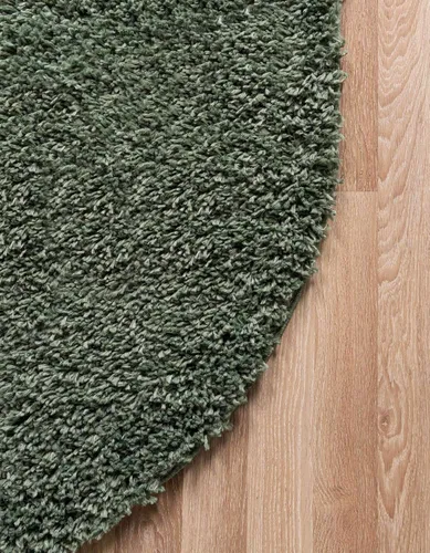 Vista 273 de Unique Loom Colección Davos Shag - Alfombra Lino