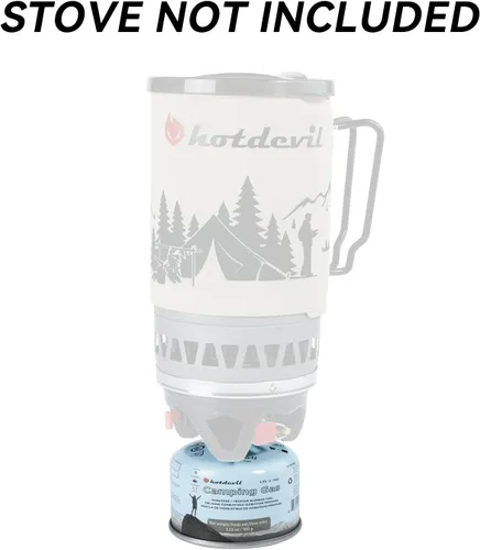 Vista 7 de Hotdevil Recipiente de combustible de isobutano de 100 gramos para estufa de camping Recipiente de combustible de butano y propano para camping