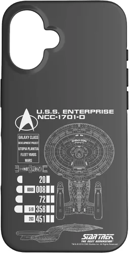 Vista 32 de Star Trek: The Next Generation U.S.S. Enterprise NCC-1701-0 Case for iPhone 17