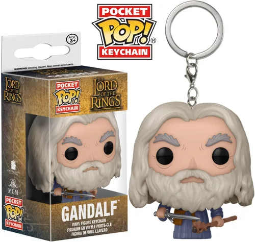 Vista 2 de El Señor de los Anillos Pocket Pop! Llavero Gandalf