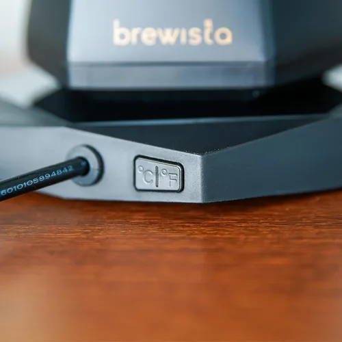 Vista 2 de Brewista Hervidor eléctrico de cuello de ganso de la serie X, hervidor de agua de acero inoxidable, control digital preciso de temperatura