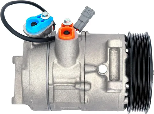 Vista 4 de FKG Compresor de CA y embrague de A/C para Dodge Caliber 2009-2012, Jeep Compass 2009-2016, Jeep Patriot 2012-2017