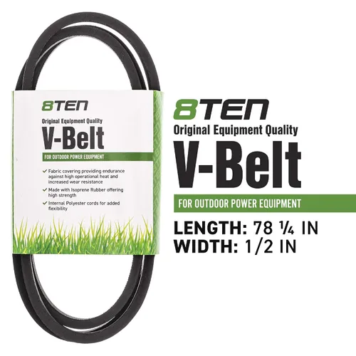 Vista 2 de 8TEN Correa de transmisión para MTD Cub Cadet LT1045 LT1046 LT1050 LT1042 SLT1554 GT1554 954-0461 754-0461