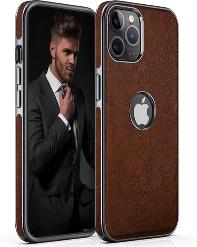 Vista 8 de LOHASIC Funda de cuero para iPhone 13 Pro, delgada de lujo para hombres y mujeres de negocios, funda de PU suave antideslizante a prueba de golpes