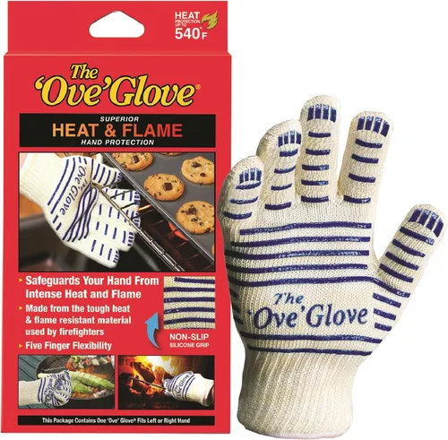 Vista 2 de The Ove Glove - Protección superior para manos contra calor y llamas, paquete de 1 guante para horno