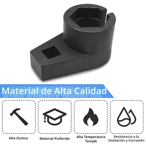 Vista 3 de Llave de vaso para sensor de oxígeno descentrada, impulsor de 3/8 pulgadas, 7/8 pulgadas (22mm), compuerta de alambre accede al sensor desde