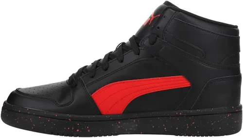 Vista 9 de PUMA Hombres Rebound Layup Elevated High Sneakers Zapatos Casual - Blanco