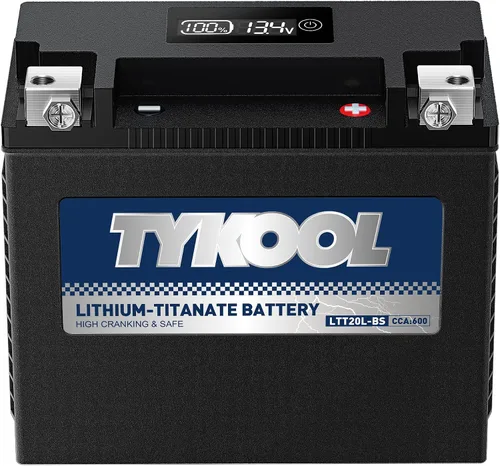 Vista 9 de TYKOOL YTZ5S - Batería de litio para motocicleta, 12,8 V, 3 Ah, 180 CCA LiFePO4, batería para deportes de motor para ATV, UTV, motos de nieve, moto