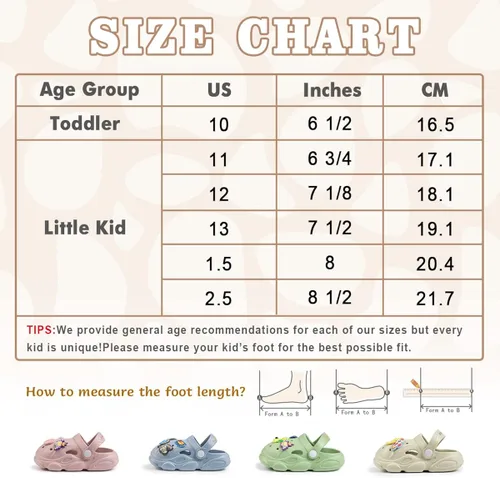 Vista 6 de Zoolar Bonitos zuecos de jardín para niños y niñas, zapatos de verano ligeros para exteriores, sandalias para niños y niñas, zapatos de playa
