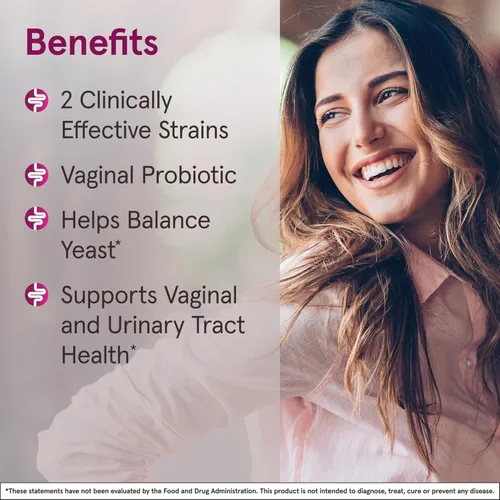 Vista 4 de Jarrow Formulas Fem-Dophilus - 1 mil millones de organismos por porción - 60 cápsulas vegetales - Probiótico para mujer - Salud del tracto urinario