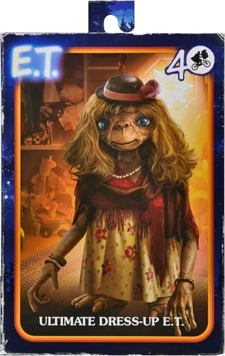 Vista 4 de NECA E.T. The Extra Terrestrial: 40th Anniversary Ultimate Figura de acción a escala de 7 pulgadas, Dress-Up E.T.