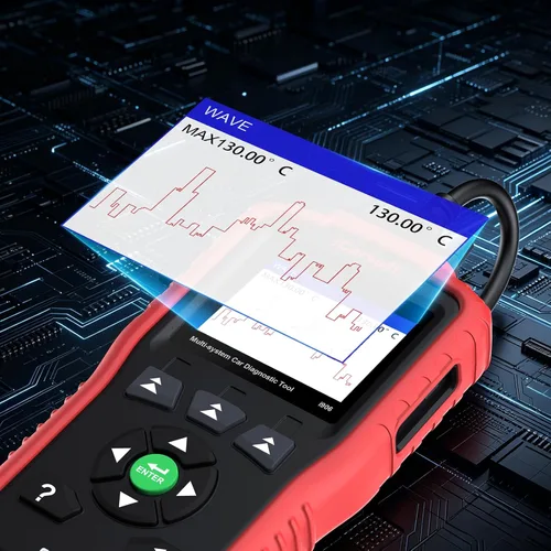 Vista 7 de iCarsoft i906 Compatible para Volvo/Saab OBD2 Escáner de diagnóstico multisistema para motor ABS SRS