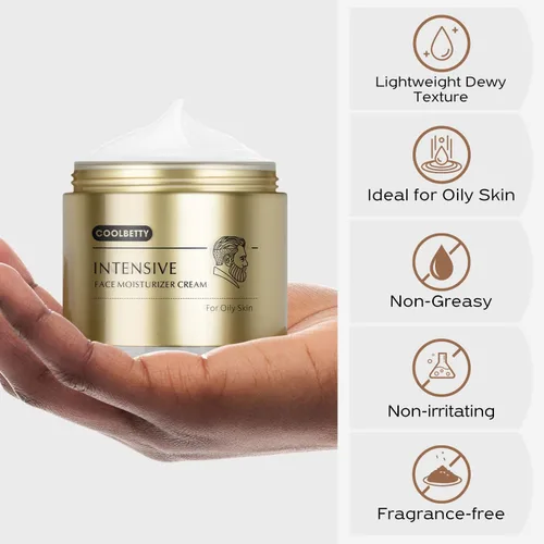 Vista 5 de IGAME - Crema hidratante facial intensiva para pieles grasas Nutritiva e hidratante Hidratante antienvejecimiento Ideal para pieles grasas