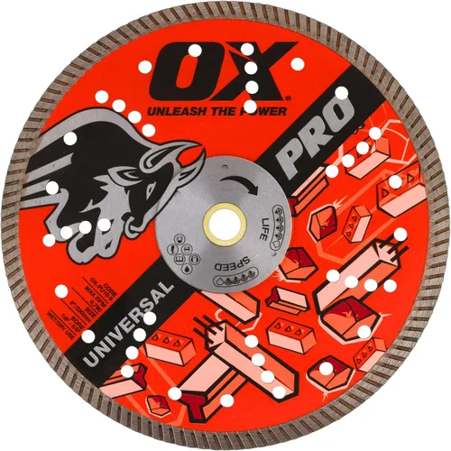 Vista 8 de OX Herramientas 4" Universal Superfast Diamond Blade 7/8" - 5/8" Bore