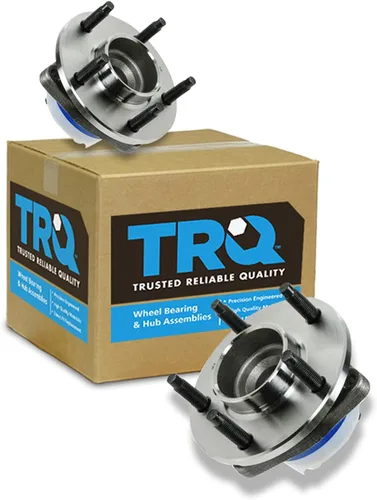 Vista 100 de TRQ Juego de 2 rodamientos de rueda delantera y conjunto de cubo compatible con Tesla 3 2020 Y 2018-2019 para Tesla 3 2020 Tesla Y AWD 2018-2019