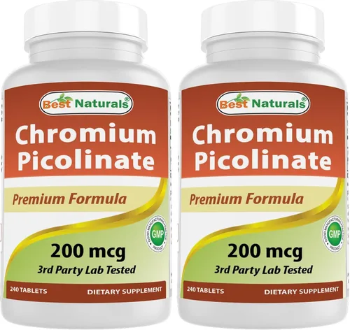 Vista 8 de Best Naturals Tableta de picolinato de cromo, 200 mcg, 240