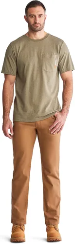 Vista 4 de Timberland PRO Camiseta de manga corta para hombre Base Plate Blended