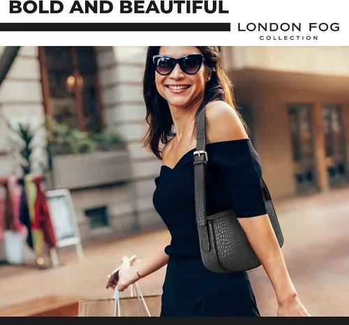 Vista 2 de London Fog ASTOR e IRIS - Bolso de hombro para mujer con correa ajustable