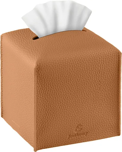 Vista 19 de Funda para Caja de Pañuelos, Jeethemy Porta Caja de Pañuelos Cuadrada de Cuero PU, Moderno Estuche de Pañuelos Organizador Dispensador de Papel