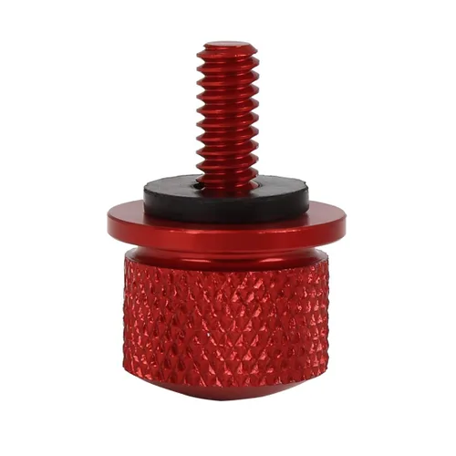 Vista 3 de X AUTOHAUX Tornillo de montaje de perno de asiento trasero de aleación de aluminio rojo para Harley Davidson Sportster 1996-2017