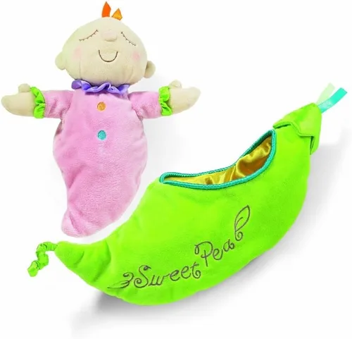 Vista 7 de Manhattan Toy Peluche de muñeca bebé con acogedor saco de dormir, Hunny Bunny
