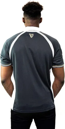 Vista 3 de Guinness - Camiseta de rugby con diseño de color negro