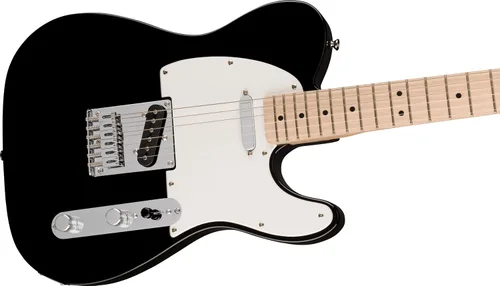 Vista 5 de Squire Sonic Telecaster - Guitarra eléctrica, color negro, diapasón de arce