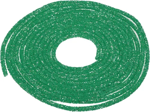 Vista 58 de MECCANIXITY Cuerda de lentejuelas con purpurina de 2.5 yardas, 6mm, 0.24 pulgadas, cuerda de tubo de lentejuelas con diamantes de imitación