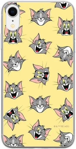 Vista 4 de ERT GROUP Funda de teléfono móvil para iPhone XR Original y con licencia oficial Tom & Jerry Patrón 004 adaptado de manera óptima a la forma del Tom