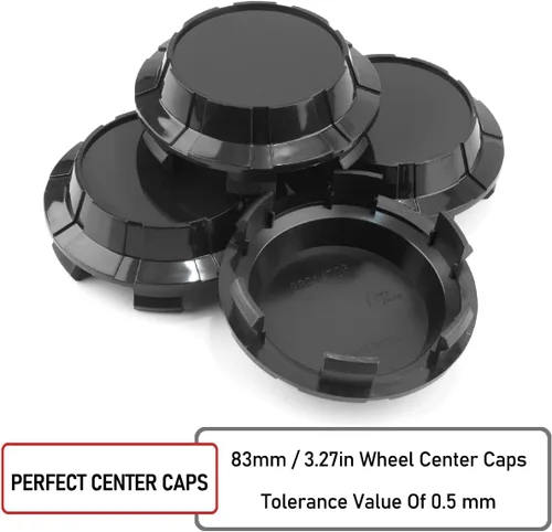 Vista 6 de RTrhinoTuning 4 tapas centrales de rueda de 3.268 in compatibles con llanta de rueda Avalanche Suburban Silverado Tahoe Sierra Yukon Denali