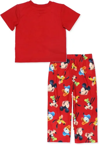 Vista 3 de Disney Mickey Mouse - Conjunto de pijama de 2 piezas para niños pequeños