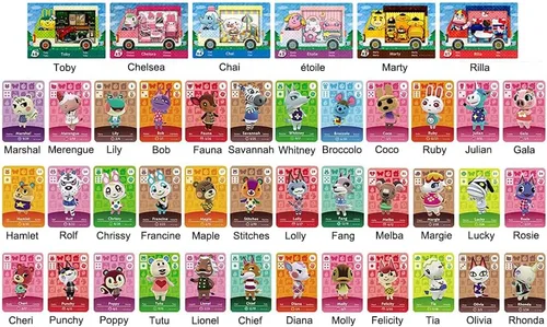 Vista 3 de 91Pcs Mini NFC Cards Compatible with Animal Crossing Amibo Cards
