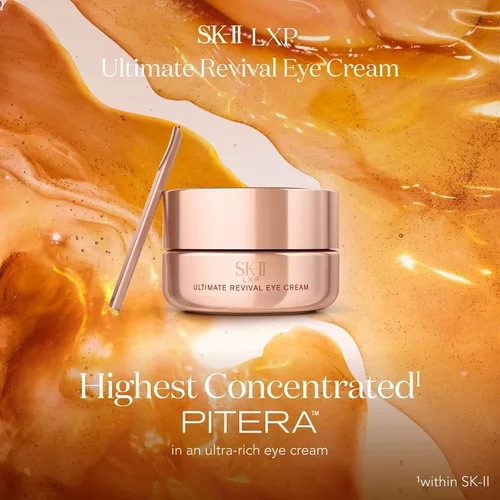 Vista 2 de SK-II LXP Ultimate Revival Crema de ojos – Crema ultra rica para debajo de los ojos para arrugas, firmeza y sequedad – Infundido con una fórmula