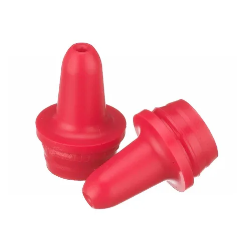 Vista 5 de Wheaton W242424-A Punta de botella de LDPE de 0.591 in, uso con tapa de rosca 15-415 y botella cuentagotas de 0.2-0.5 fl oz, azul (caja de 1000)