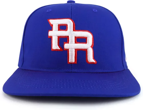 Vista 2 de Trendy Apparel Shop Gorra Snapback con visera plana bordada en 3D PR con bandera de Puerto Rico