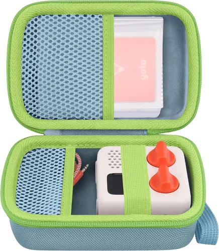Vista 19 de Estuche rígido co2CREA compatible con el reproductor de música Yoto Mini 2024 Edición para niños, altavoz infantil, reproduce tarjetas
