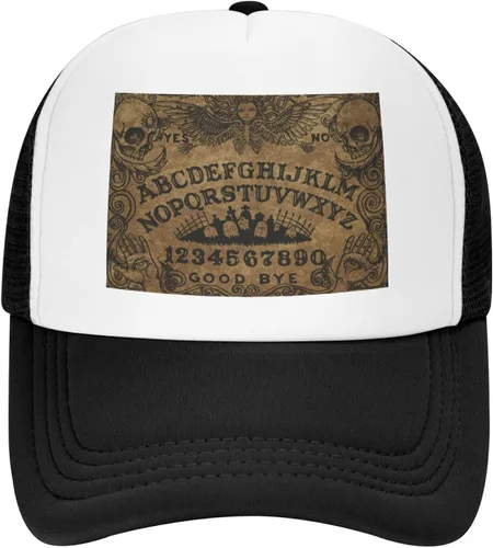 Vista 2 de Game Ouija Board Pattern Logo(1) Baseball Cap Women's Men Denim Hats Adjustable Mesh Casquette