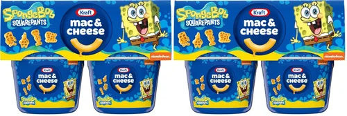 Vista 13 de Kraft - Tazas de macarrones y queso fáciles de microondas con formas de pasta Nickelodeon Paw Patrol (paquete de 4 unidades, tazas de 1.9 onzas)