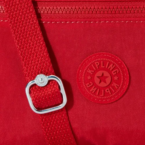 Vista 3 de Kipling Keiko - Mini bolso cruzado para mujer, bolso ligero ajustable, correa de hombro duradera, rojo rojo, Rojo (red rouge)