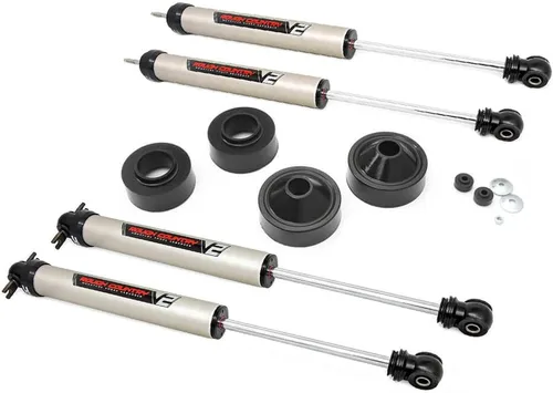 Vista 4 de Rough Country - Kit de elevación de 1.75" para Jeep Wrangler JK 2007-2018 - 65140