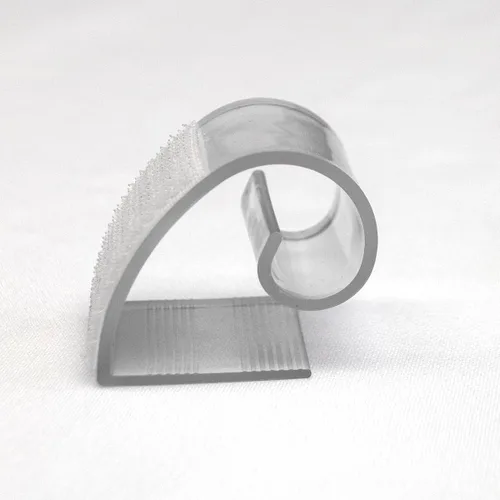 Vista 4 de TableLinensforLess Clips de zócalo de mesa para borde de mesa de 0.75 a 1.5 pulgadas, ancho de clip de 1 pulgada, (paquete de 25) (MC)