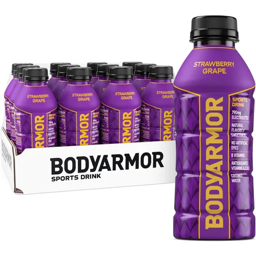 Vista 14 de BODYARMOR - Bebida deportiva, baya negra, sabores naturales con vitaminas, electrolitos ricos en potasio, perfecta para deportistas, 16 onzas