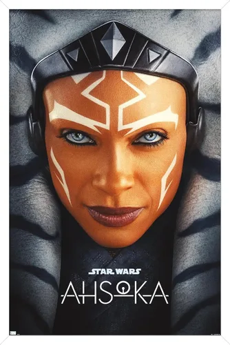 Vista 13 de Trends International Star Wars: Ahsoka - Póster de pared de una hoja, 14.72 x 22.37 pulgadas, versión enmarcada de madera de granero Versión