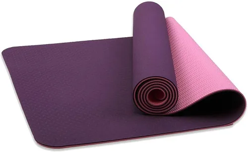 Vista 11 de Attraction Design Alfombrilla de yoga antideslizante extra gruesa para yoga, respetuosa con el medio ambiente, alfombrilla de yoga de alta densidad