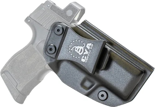 Vista 57 de CYA Supply Co. - Fundas IWB Black Optics Ready - Múltiples ajustes - Propiedad de veteranos - Fabricado en Estados Unidos
