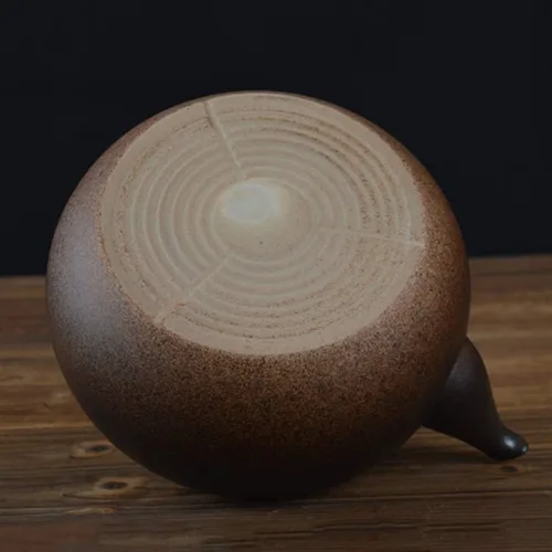 Vista 4 de LIOONS Hervidor de té de grado alimenticio, tetera creativa de moda, silbato de cerámica, tetera de fuego directo para el hogar, tetera de gran